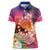 Kia Orana Cook Islands Women Polo Shirt Sunset Dream