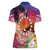 Kia Orana Cook Islands Women Polo Shirt Sunset Dream