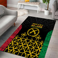 Vanuatu Indipendens Dei Area Rug Tribal Sand Drawing LT7 - Polynesian Pride