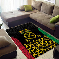 Vanuatu Indipendens Dei Area Rug Tribal Sand Drawing LT7 - Polynesian Pride