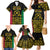 Vanuatu Indipendens Dei Family Matching Mermaid Dress and Hawaiian Shirt Tribal Sand Drawing