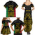 Vanuatu Indipendens Dei Family Matching Summer Maxi Dress and Hawaiian Shirt Tribal Sand Drawing