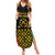 Vanuatu Indipendens Dei Family Matching Summer Maxi Dress and Hawaiian Shirt Tribal Sand Drawing