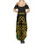 Vanuatu Indipendens Dei Family Matching Summer Maxi Dress and Hawaiian Shirt Tribal Sand Drawing