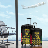 Vanuatu Indipendens Dei Luggage Cover Tribal Sand Drawing LT7 - Polynesian Pride