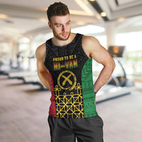 Vanuatu Indipendens Dei Men Tank Top Tribal Sand Drawing LT7 Colorful - Polynesian Pride