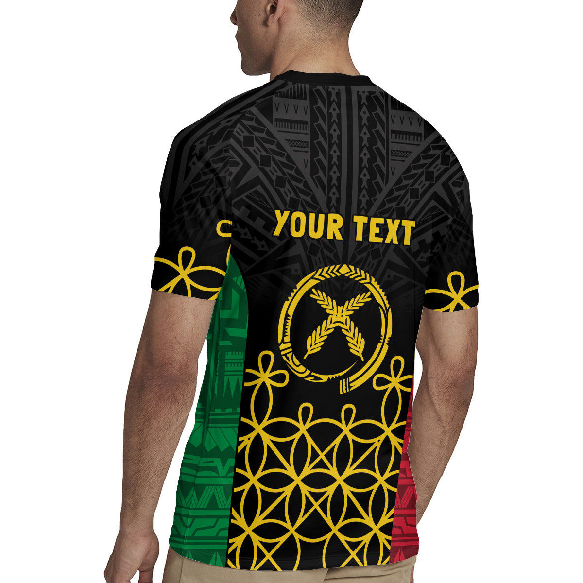Vanuatu Indipendens Dei Rugby Jersey Tribal Sand Drawing LT7 - Polynesian Pride