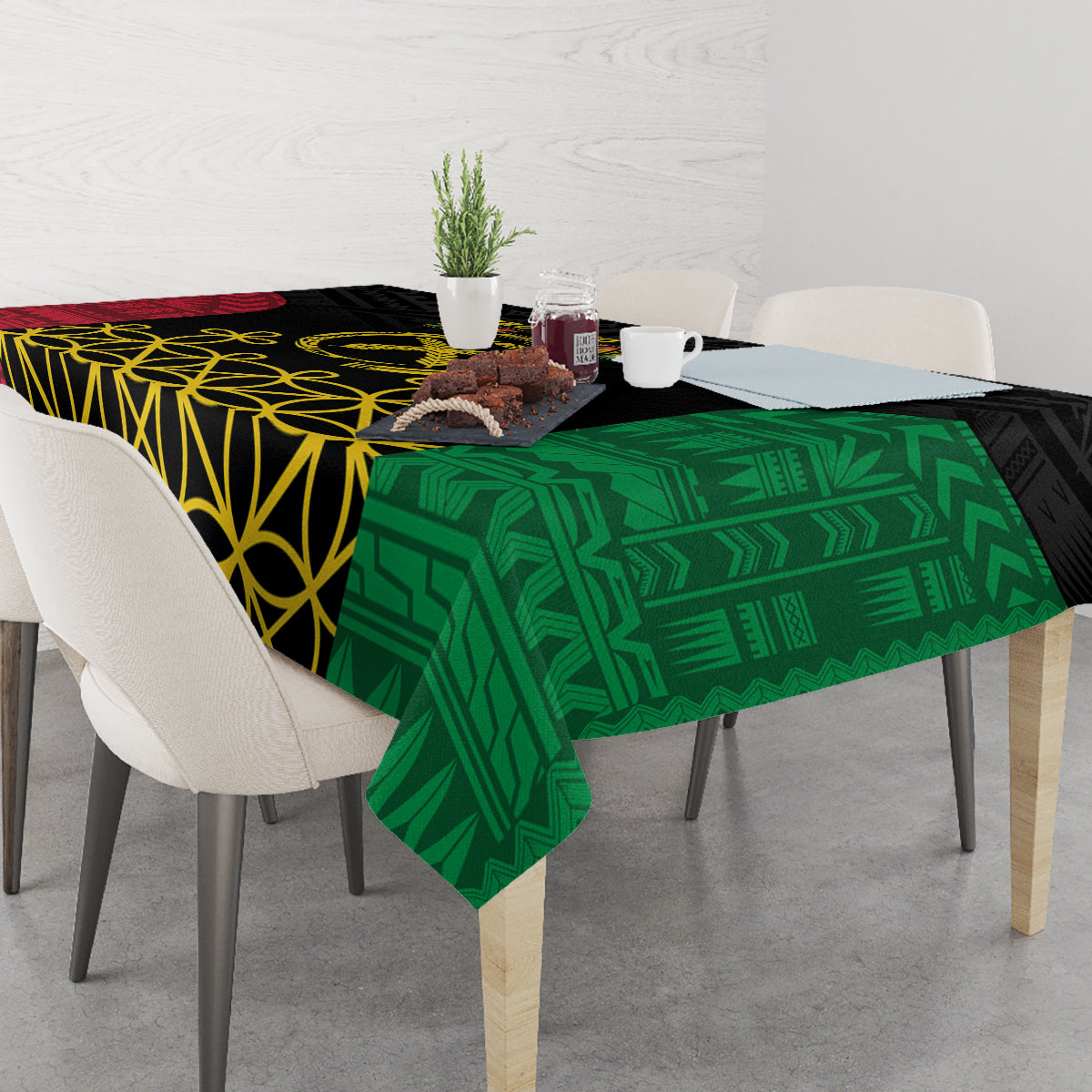 Vanuatu Indipendens Dei Tablecloth Tribal Sand Drawing LT7 - Polynesian Pride