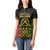 Vanuatu Indipendens Dei Women Polo Shirt Tribal Sand Drawing