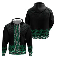 Maori Taniko Patterns Hoodie Pounamu Niho Taniwha Mix Paatiki Motifs LT7 - Polynesian Pride