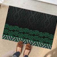 Maori Taniko Patterns Rubber Doormat Pounamu Niho Taniwha Mix Paatiki Motifs LT7 - Polynesian Pride