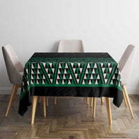 Maori Taniko Patterns Tablecloth Pounamu Niho Taniwha Mix Paatiki Motifs LT7 - Polynesian Pride