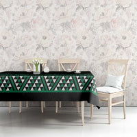 Maori Taniko Patterns Tablecloth Pounamu Niho Taniwha Mix Paatiki Motifs LT7 - Polynesian Pride