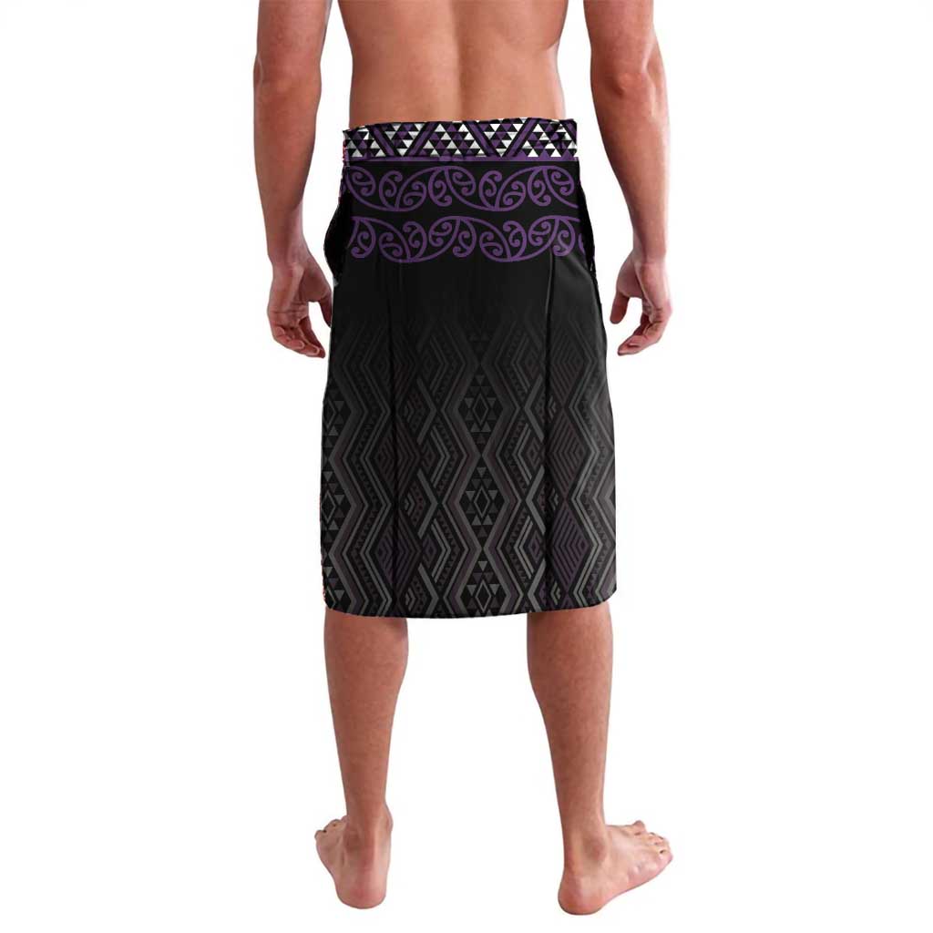 Maori Taniko Patterns Lavalava Purple Niho Taniwha Mix Paatiki Motifs LT7 - Polynesian Pride