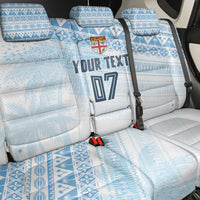 Fiji Rugby Custom Kaiviti Masi Back Car Seat Cover Turquoise LT7 - Polynesian Pride