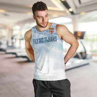 Fiji Rugby Custom Kaiviti Masi Men Tank Top Turquoise LT7 Turquoise - Polynesian Pride