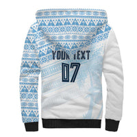 Fiji Rugby Custom Kaiviti Masi Sherpa Hoodie Turquoise LT7 - Polynesian Pride