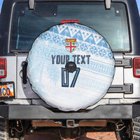 Fiji Rugby Custom Kaiviti Masi Spare Tire Cover Turquoise LT7 Turquoise - Polynesian Pride