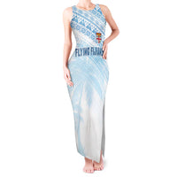 Fiji Rugby Custom Kaiviti Masi Tank Maxi Dress Turquoise LT7 Women Turquoise - Polynesian Pride