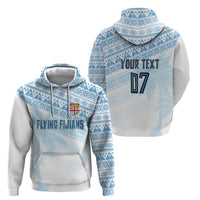 Fiji Rugby Custom Kaiviti Masi Zip Hoodie Turquoise LT7 - Polynesian Pride
