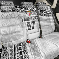 Fiji Rugby Custom Kaiviti Masi Back Car Seat Cover Black LT7 - Polynesian Pride