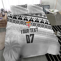 Fiji Rugby Custom Kaiviti Masi Bedding Set Black LT7 - Polynesian Pride