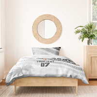 Fiji Rugby Custom Kaiviti Masi Bedding Set Black LT7 - Polynesian Pride