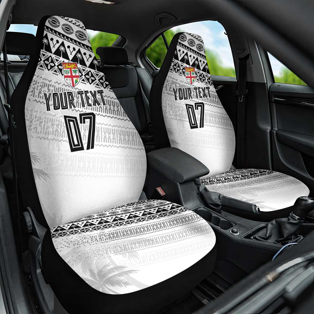 Fiji Rugby Custom Kaiviti Masi Car Seat Cover Black LT7 One Size Black - Polynesian Pride