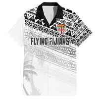 Fiji Rugby Custom Kaiviti Masi Hawaiian Shirt Black LT7 Black - Polynesian Pride