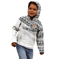 Fiji Rugby Custom Kaiviti Masi Kid Hoodie Black LT7 - Polynesian Pride