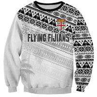 Fiji Rugby Custom Kaiviti Masi Sweatshirt Black LT7 Unisex Black - Polynesian Pride