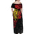 Papua New Guinea 49th Independence Day Family Matching Off Shoulder Maxi Dress and Hawaiian Shirt Motuan Revareva Bird-of-Paradise