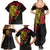 Papua New Guinea 49th Independence Day Family Matching Summer Maxi Dress and Hawaiian Shirt Motuan Revareva Bird-of-Paradise