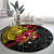 Papua New Guinea 49th Independence Day Round Carpet Motuan Revareva Bird-of-Paradise