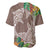 Polynesia Baseball Jersey Sharks Duo Tropical Brown