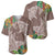 Polynesia Baseball Jersey Sharks Duo Tropical Brown