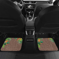 Polynesia Car Mats Sharks Duo Tropical Brown LT7 Set 2pcs - Back Brown - Polynesian Pride