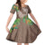 Polynesia Family Matching Short Sleeve Bodycon Dress and Hawaiian Shirt Sharks Duo Tropical Brown