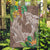 Polynesia Garden Flag Sharks Duo Tropical Brown