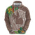 Polynesia Hoodie Sharks Duo Tropical Brown