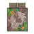 Polynesia Quilt Bed Set Sharks Duo Tropical Brown