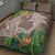 Polynesia Quilt Bed Set Sharks Duo Tropical Brown