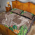 Polynesia Quilt Bed Set Sharks Duo Tropical Brown