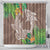 Polynesia Shower Curtain Sharks Duo Tropical Brown