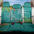 Polynesia Back Car Seat Cover Sharks Duo Tropical Teal