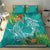 Polynesia Bedding Set Sharks Duo Tropical Teal