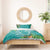 Polynesia Bedding Set Sharks Duo Tropical Teal