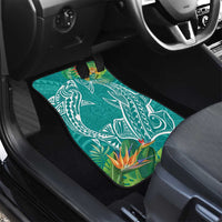 Polynesia Car Mats Sharks Duo Tropical Teal LT7 - Polynesian Pride