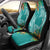 Polynesia Car Seat Cover Sharks Duo Tropical Teal