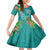 Polynesia Family Matching Summer Maxi Dress and Hawaiian Shirt Sharks Duo Tropical Teal